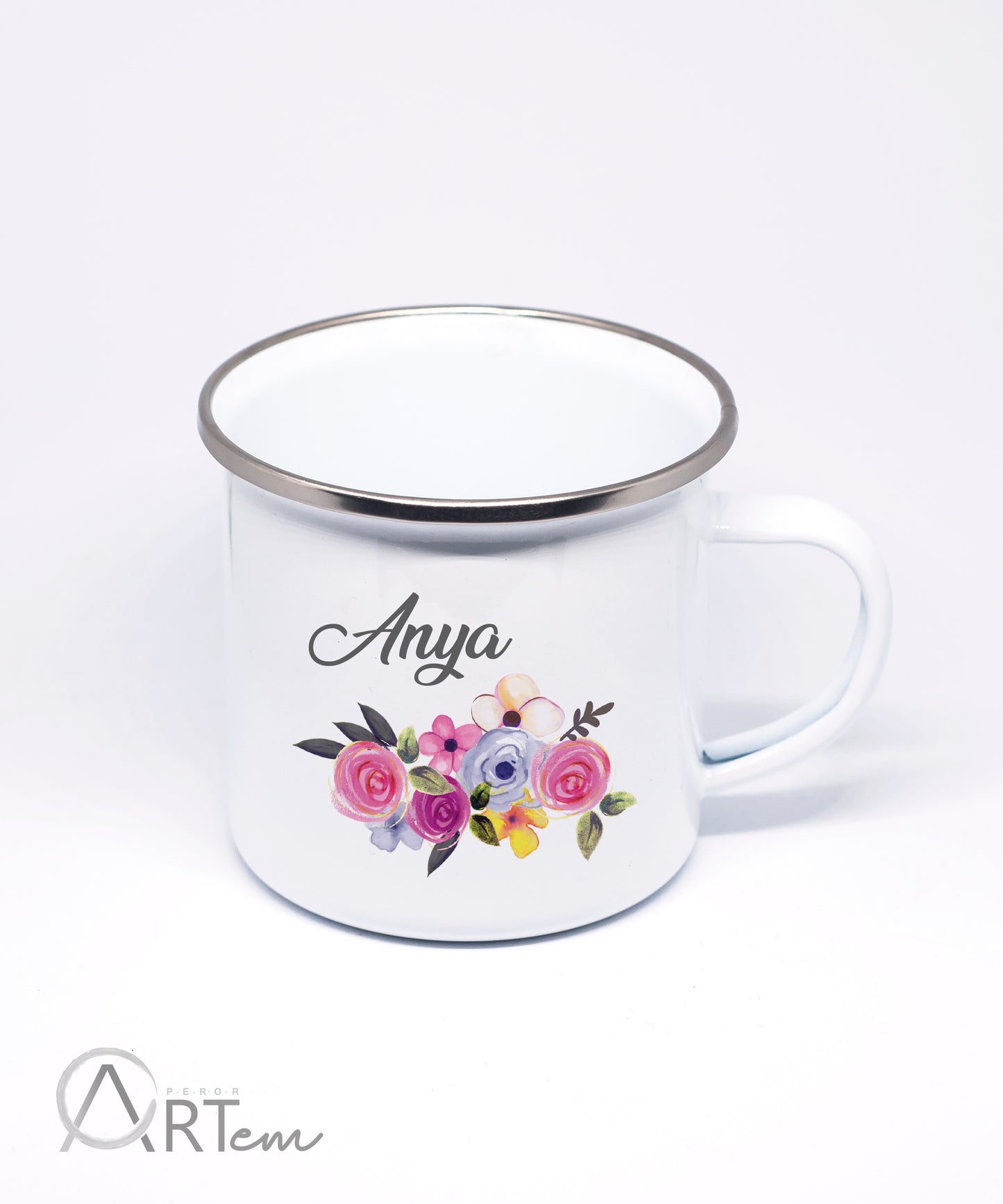 Anya bögre virágokkal