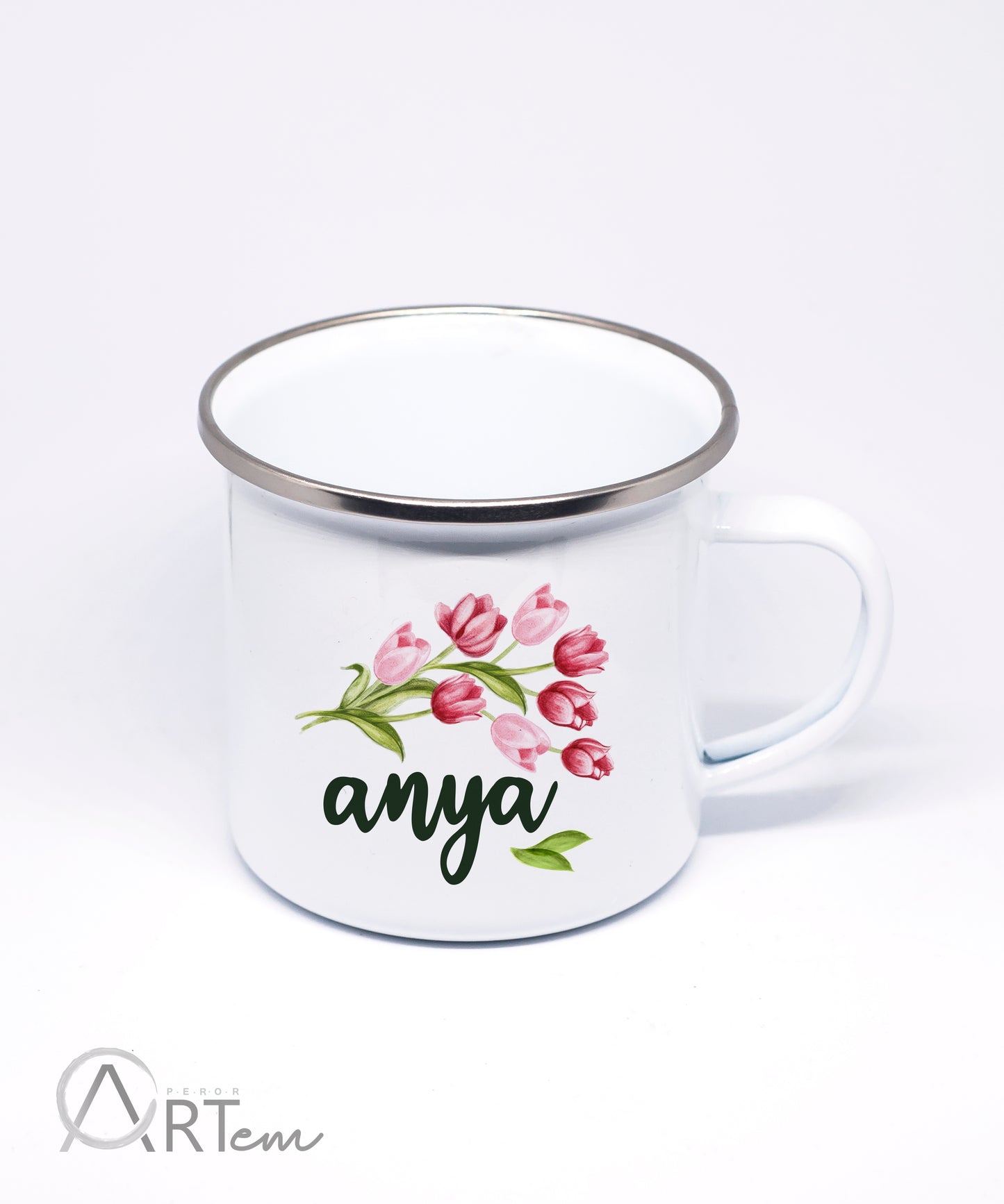 Tulipános bögre anya felirattal