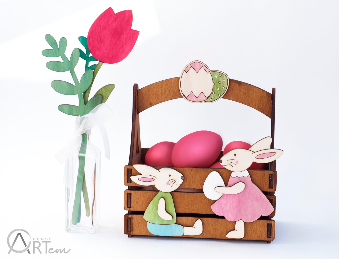 Húsvéti tojástartó kosár