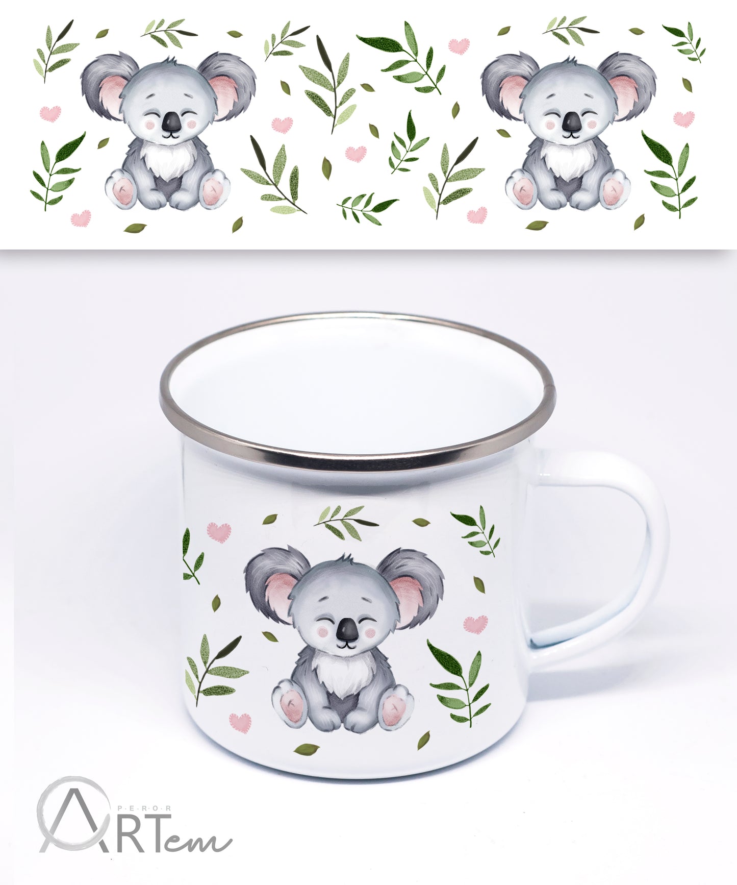 Koalás bögre