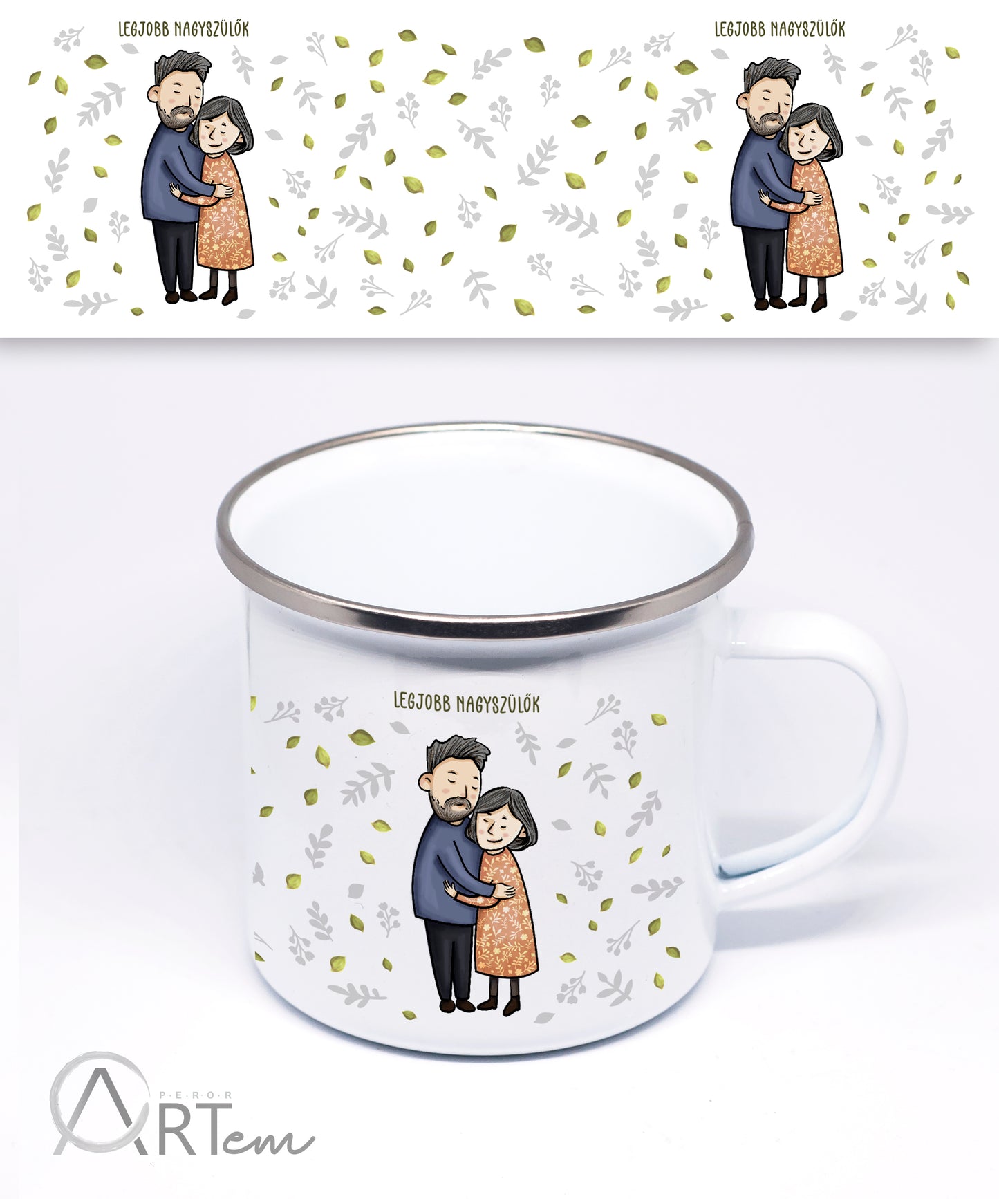 Legjobb nagyszülők bögre