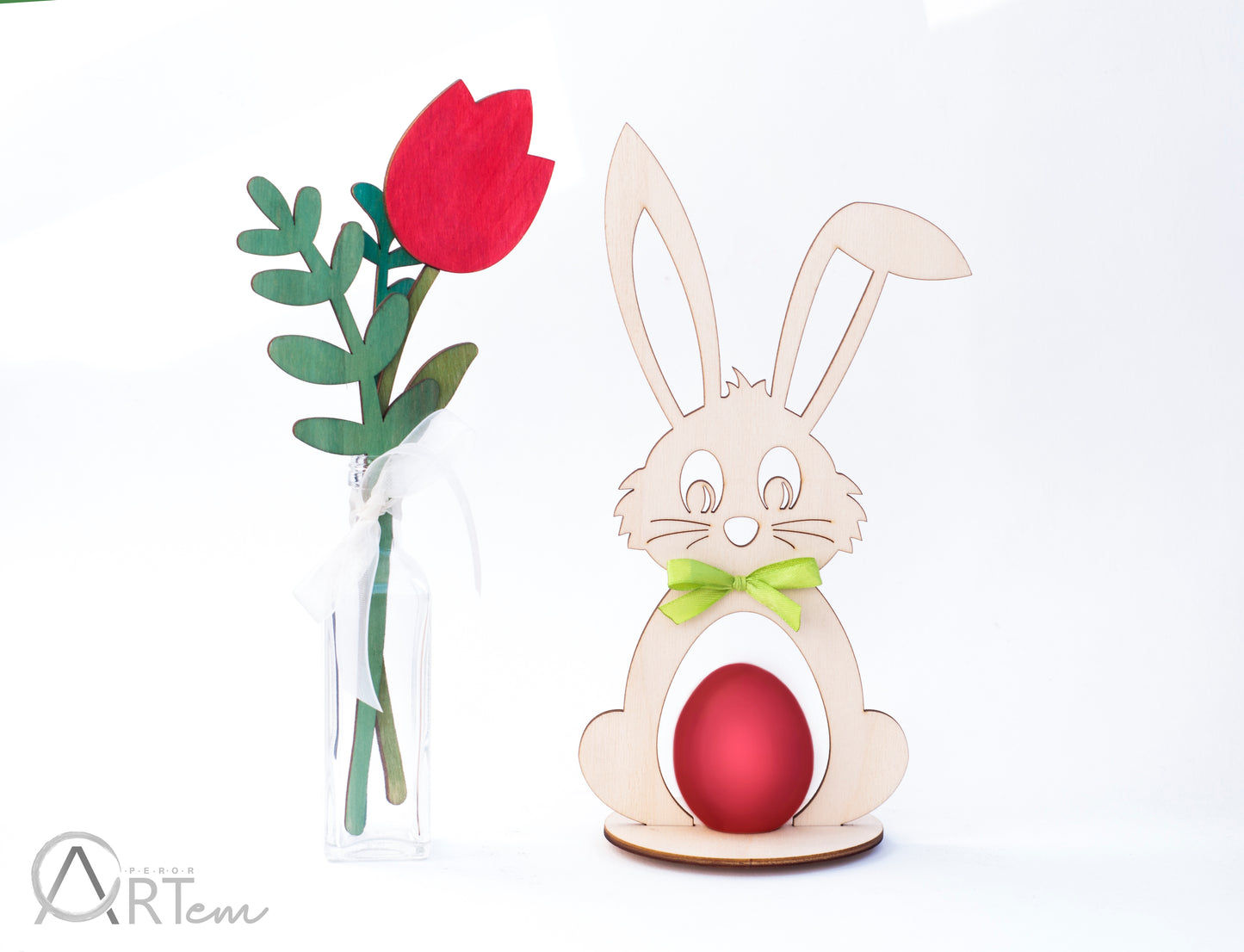 Húsvéti nyuszis tojástartó