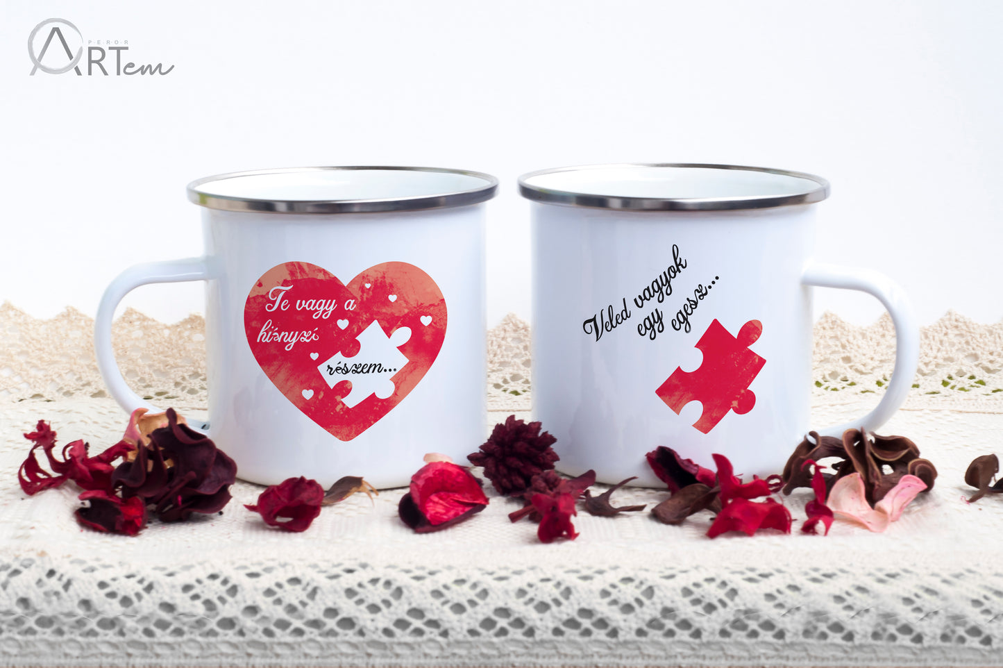 Páros bögre Valentin napra